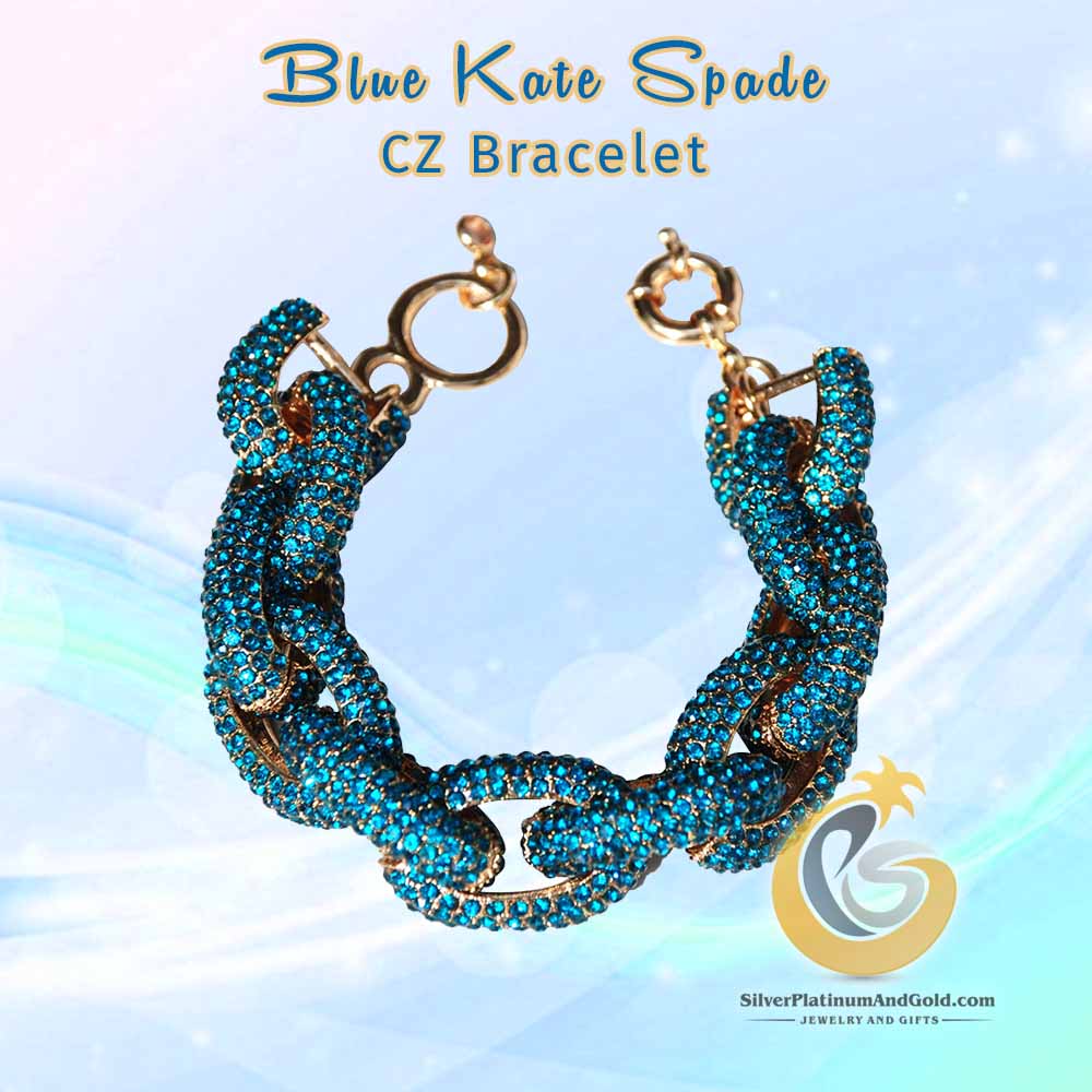 SPandGdotCom's tweet photo. Ice Blue Fashion Jewelry Kate Spade Inspired Link Statement Bracelet with Toggle Clasp
https://t.co/yOuBcShU9r
#silverplatinumandgold #jewelry #bracelet #jewellery #womensfashion #jewelrydesign #katespade #statementjewelry #fashionjewelry #instapic #style #jewelryphotography https://t.co/YpMoBYl7oa