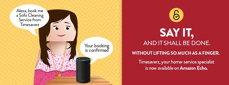 Timesaverz On #Alexa India to organise your home chores better.