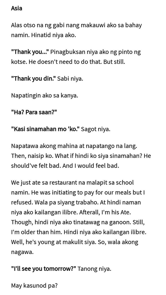 Tawagan Siya Kasi May Tumatawag Sa Kanya In English