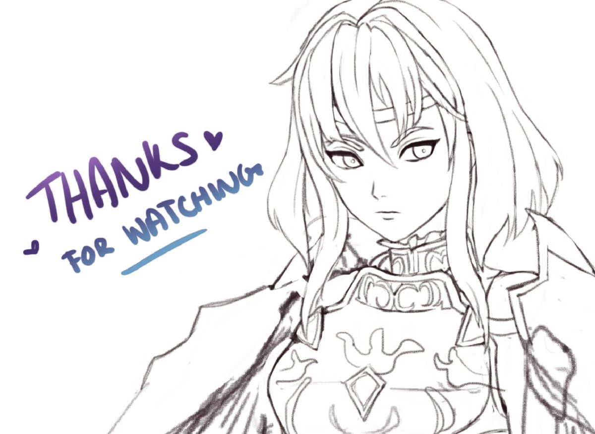 [STREAM ENDED] Had an awesome night, used the mic for the first time. Couldn't go far into the sketch, since Minerva has a lot of details haha. Thank you guys for coming to stop by I enjoyed it! ?? Will continue this sketch in tomorrow's stream! 