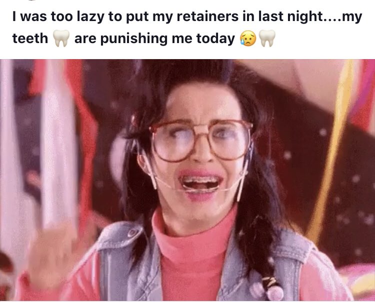 LucianaFalcone's tweet image. #toothtrouble  #🦷 #retainers #🦷