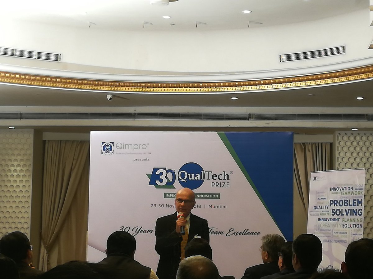 <a href="/Qimpro/">Qimpro</a> Mr. Suresh Lulla  sharing quality fables at 30th Qualtech Prize.. #qualtech