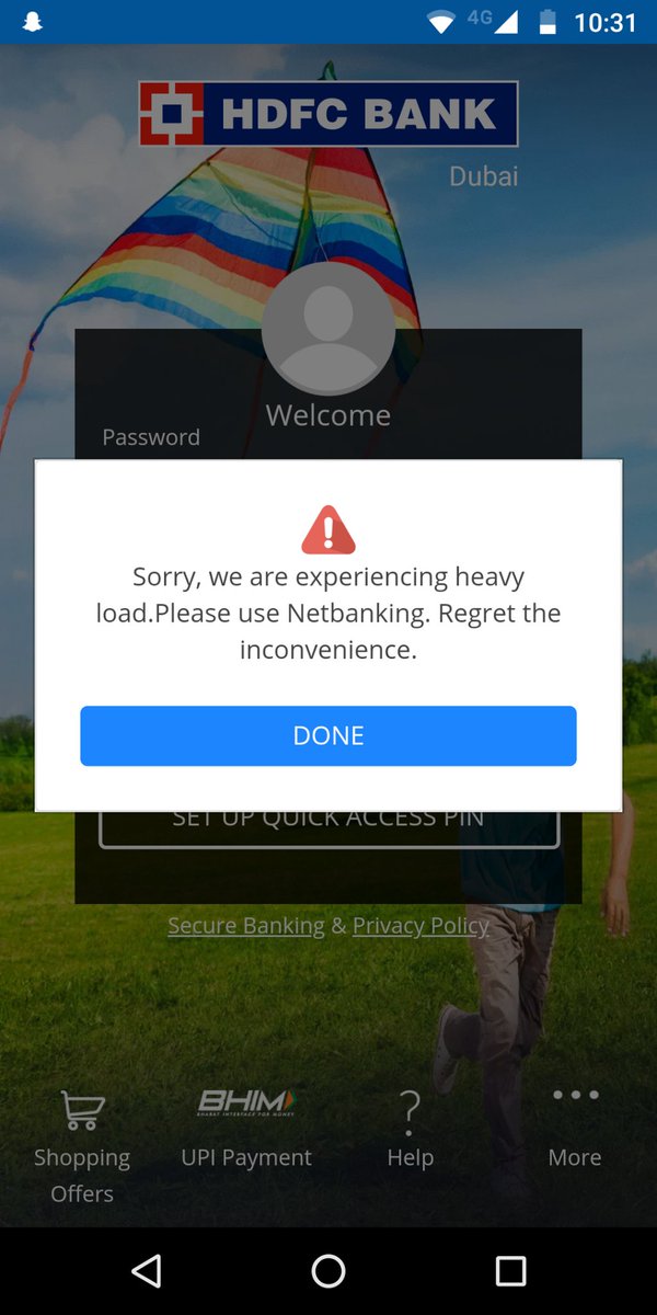 33vivekchetan's tweet image. Hey @HDFCBank_Cares your newly updated app is not working. Please resolve this. #shitapp