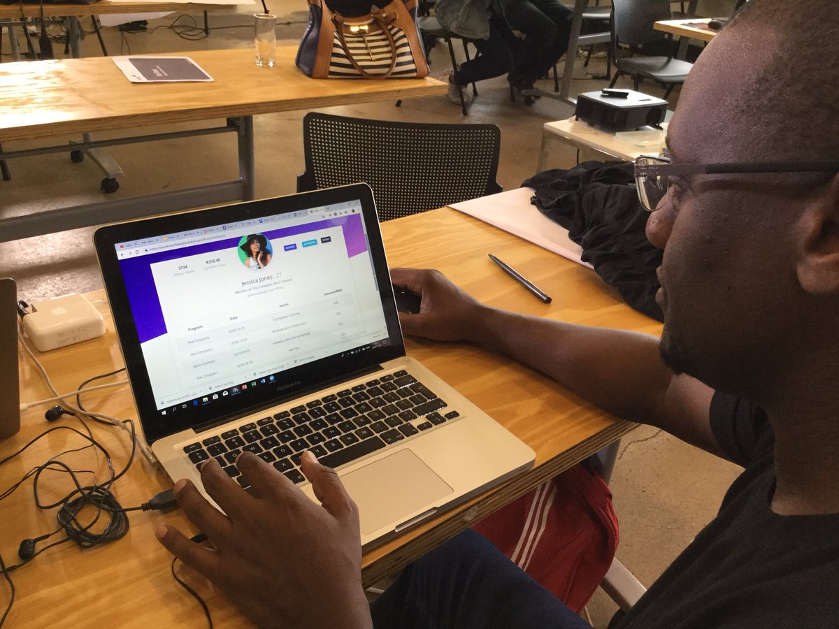 Bhekisisa_MG's tweet photo. Teams at the #HealthMeetsTechSA Hackathon are creating their prototypes. They’re specifically working on their tech’s user interface. Groups will soon be pitching their ideas to the judges. HT @gwess. https://t.co/oAFyHuJJVT