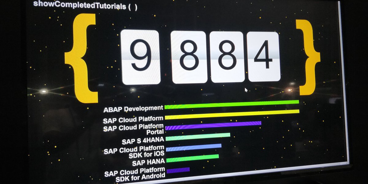 Lalithmanokar's tweet photo. #SAPTechEd #SAPWebIDE Countdown begins..Final hours in SAPTechEd Bangalore AppSpace .ABAP Development vs SAP Cloud platform(Cloud Application Programming Model) #SAPWebIDE #SAPWebIDEFullStack https://t.co/KBlWLZt5TM