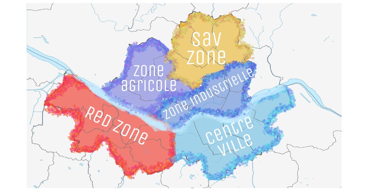 breakingnews_fs's tweet photo. 🚨 INFO 🚨

Voici les nouvelles délimitations instaurées par le Conseil Magique National. 
Toutes les zones sont habitables.
Les zones agricoles, industrielle et centre ville sont considérées comme neutre 
Les commerces ou autres organisations, veuillez me confirmer votre choix. https://t.co/7Ee6WkwsHq