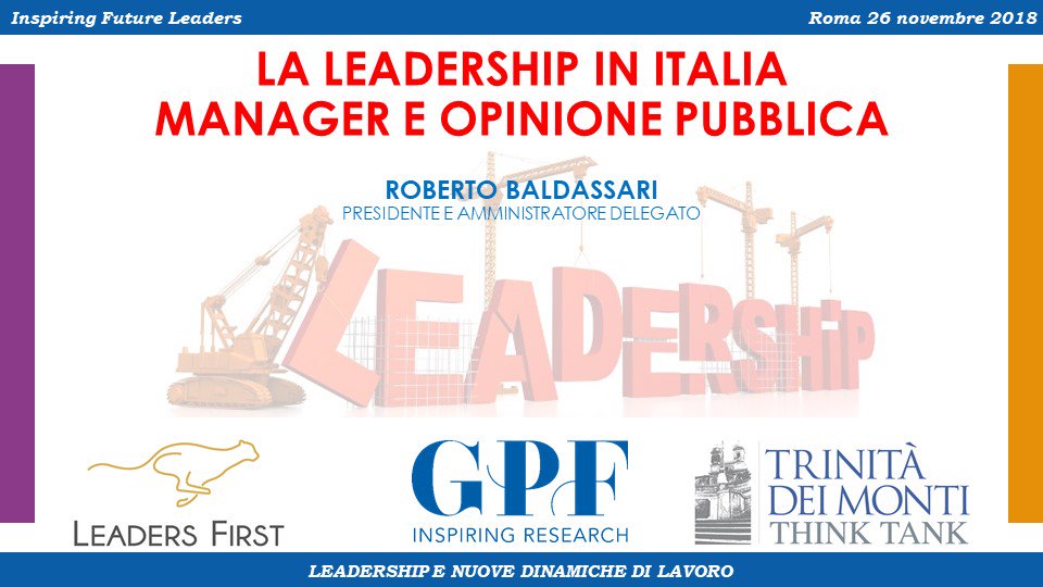 Alcuni scatti dell'intervento del Presidente di @GPF_Monitor @BaldassariR all'incontro “Inspiring Future Leaders” organizzato da #LeadersFirst e dal @TDMThinkTank

#GPF #InspiringFutureLeaders  #Rome #Leadership