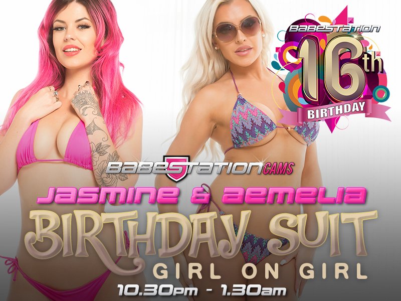 🚨 Hot Babes in Their Birthday Suit
🎂 The Special's Continue For Our 16th Birthday
😈 @Aemelia_Fox &amp; @JasminMxx  Join For Girl on Girl Action
📅 This Sunday From 10:30PM
📲 https://t.co/Sota9JkEIb https://t.co/utpCVNKSU6