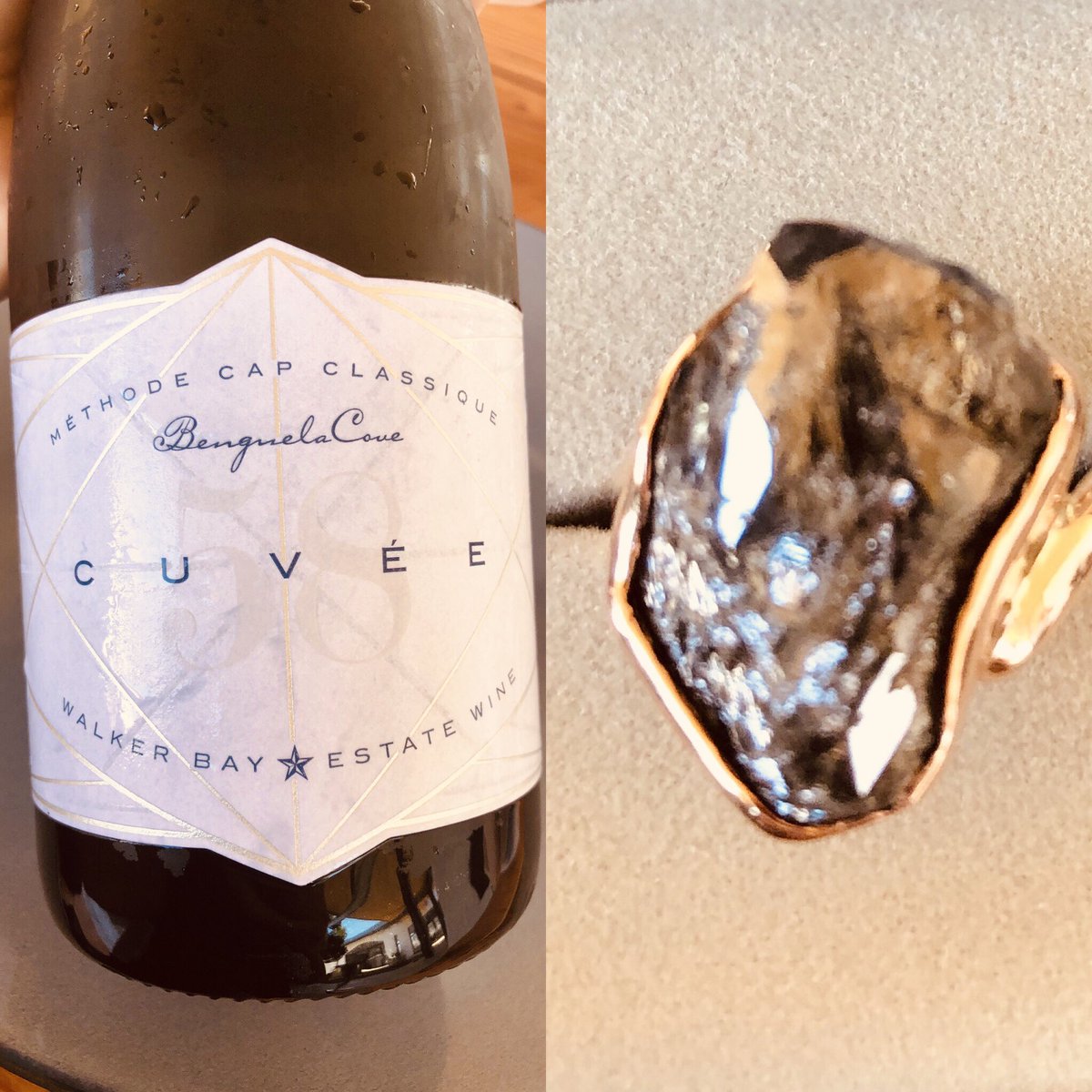Bling it on! 💎 Celebrating <a href="/BenguelaCove/">Benguela Cove Lagoon Wine Estate</a> ‘s new MCC, #cuvee58. No pressure, no diamonds (or good bubbly)...#addsparkle