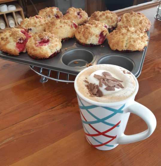 Come on down for a S'mores Latte.
Opened at 7:30am for you.