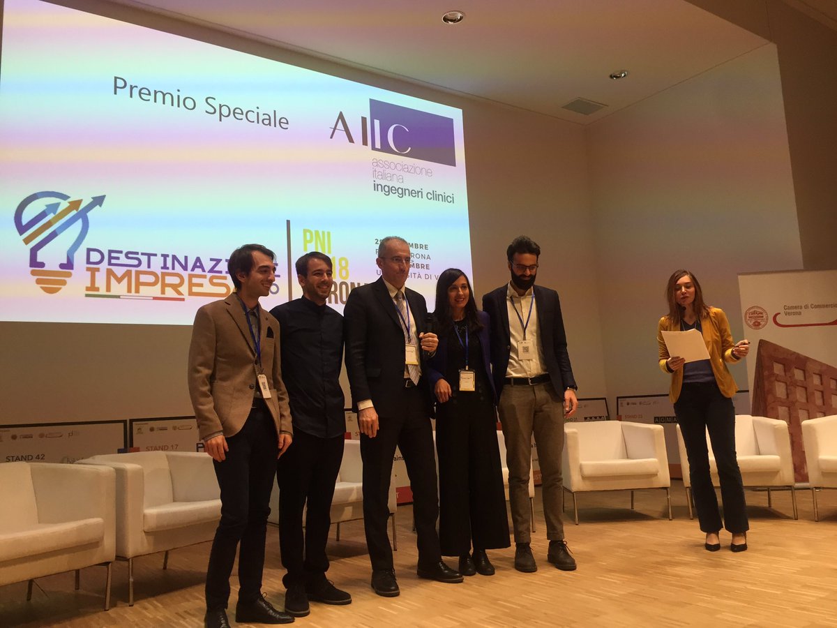 PNICube's tweet photo. Premio speciale @AIIC_IngClinici per le #Startup settore #lifesciences #Relief
#Maga #MagShell
@UniVerona @CamComVerona https://t.co/wUVBdzHoWj