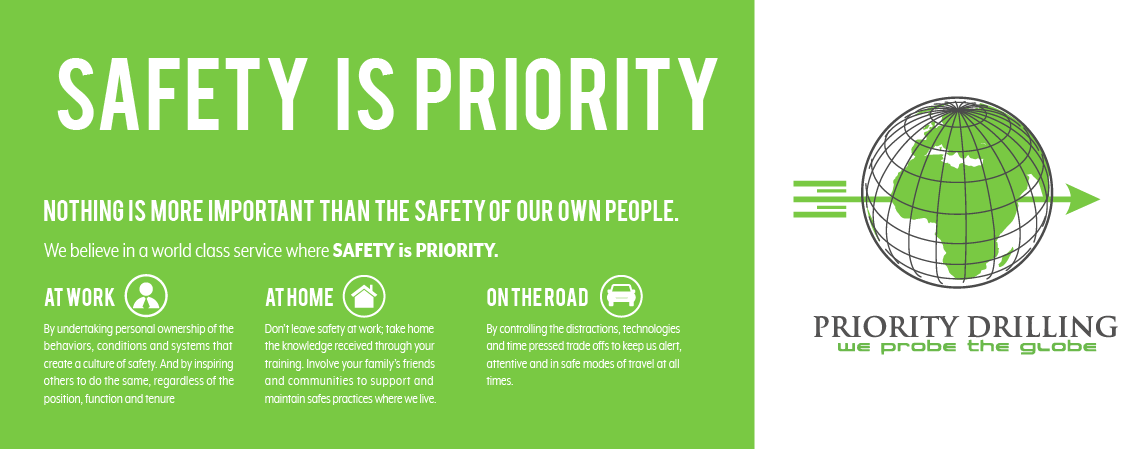 #SAFETYISPRIORITY <a href="/PriorityDrill/">Priority Drilling Ltd</a> Launching new company-wide safety campaign in 2019 in order to drive and promote safe work practices in all functions of life. #SafetyFirst #safety #SaveLife #work #priority