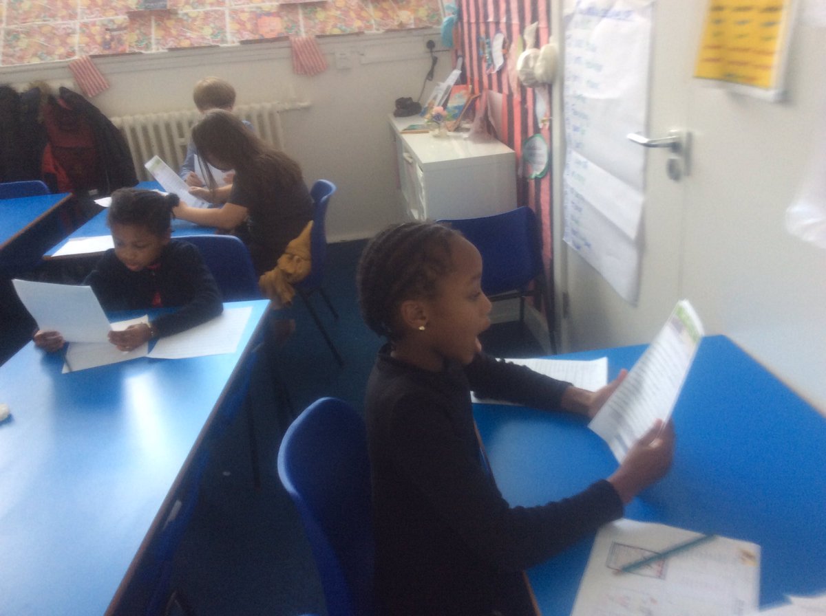 St_JamesYear4's tweet photo. Some y4 children reading through their Big Writes. Superb writing this morning! #Weheartwriting https://t.co/O7Orrh0uA2