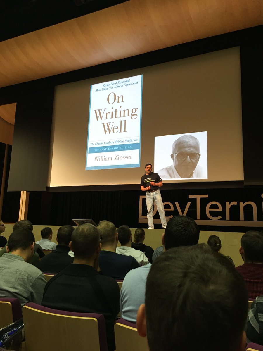 sirlanda's tweet photo. A surprising tool to write better code  ;) #DevTernity https://t.co/s4GIfo9sCs