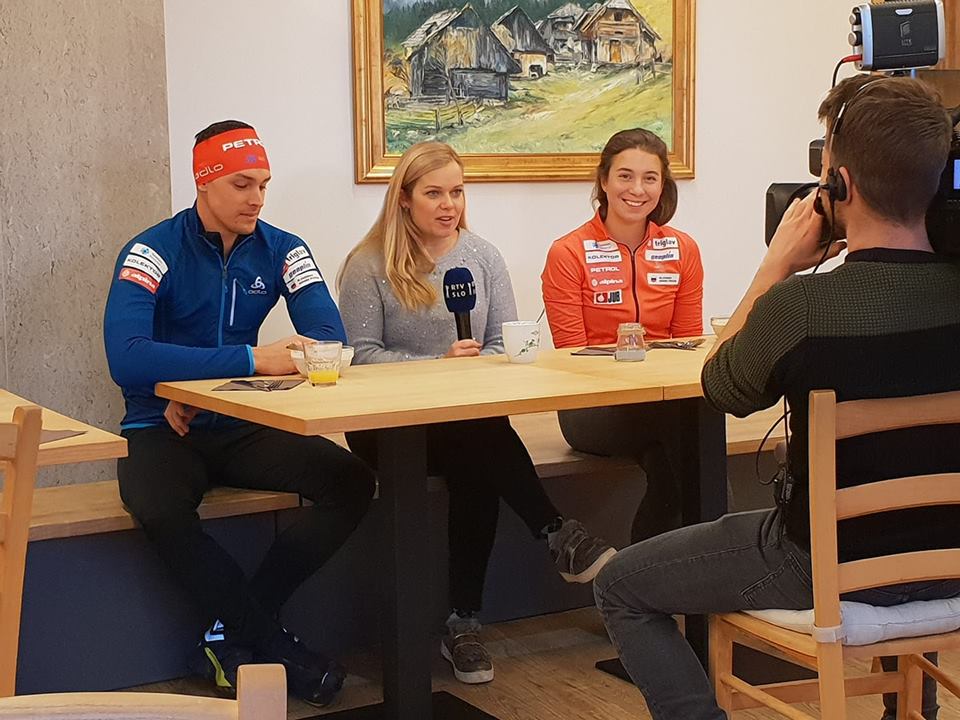 ukrbiathlon's tweet photo. Урош #Велепец: Доброе утро с Rok #Tršan и Urška #Poje. https://t.co/4JySSRGkWc