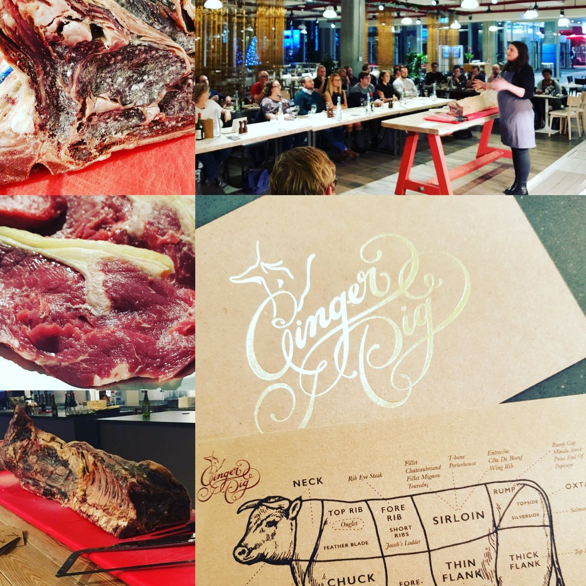 Butchery masterclass by <a href="/GingerPigLtd/">The Ginger Pig</a> the other evening at @SkyUk great showcase of skill and knowledge. Fantastic experience learning about ginger pig and there company. <a href="/foodatsky/">Tristian Harmsworth</a> <a href="/workforsky/">LifeAtSky</a> #lifeatsky