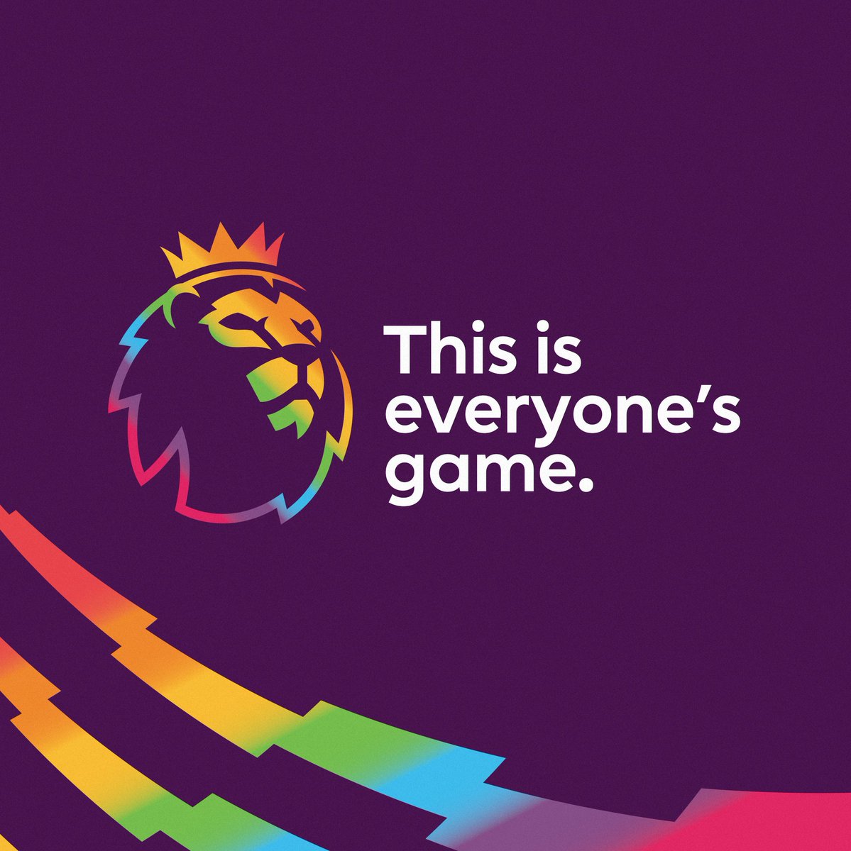 Well done to <a href="/premierleague/">Premier League</a> for their stance on equality 👍⚽️ #PremierLeague #RainbowLaces