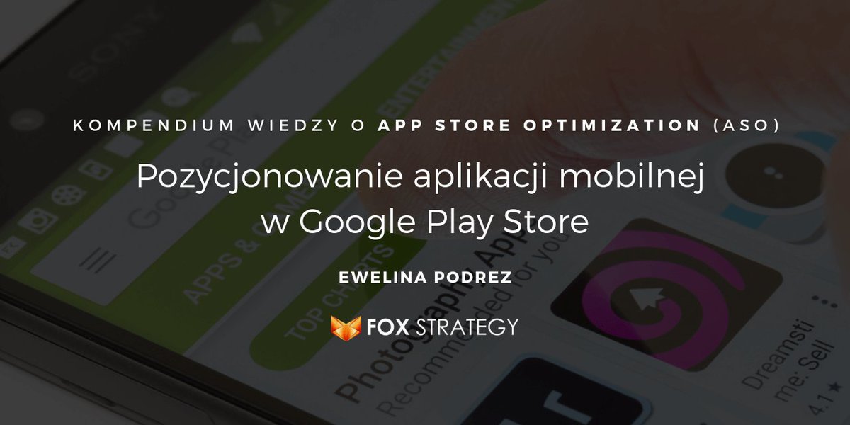 FoxStrategy's tweet photo. Na naszym blogu pojawiło się kompendium wiedzy o pozycjonowaniu ASO. 📱@epodrez udowadnia iż każdy właściciel aplikacji mobilnej, powinien ten materiał przeczytać. Zapraszamy!
☑️https://t.co/xUHiJSYOlv https://t.co/fuPOqF0XqI