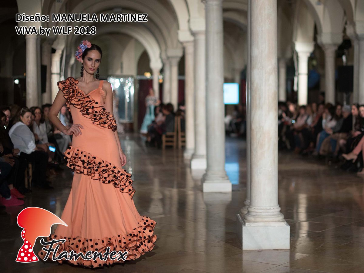 Flamentex's tweet photo. Seguimos con el repaso de la #pasarela Viva, con la diseñadora Manuela Martinez
#modaflamenca #seflamenca #volantes #flamencayvolantes #modaandaluza https://t.co/WPlQDafzcg