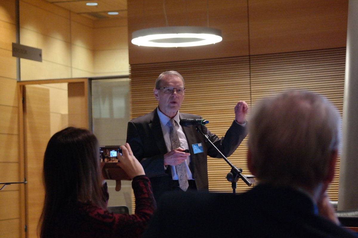 millenniumprize's tweet photo. "Finland is a very strong country of #ALD research: 100 out of 400 doctoral thesis on ALD worldwide have been published in #Finland", said ALD inventor, #MTP2018 winner Tuomo Suntola at our Millennium Talks event yesterday with #Tutkas. #innovationsforabetterlife https://t.co/9bmus3dVWS