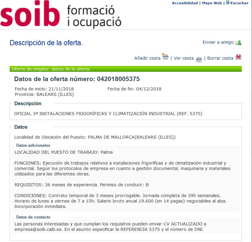 SOIBgoib's tweet image. 👋#FeinaSOIB
#Instal•lador/a materials impermeables(Ref.5292) #StaMaria Termini 2/12
#Poliment #paviment ofs 1a i 2a(Ref.5135) #Inca Termini 2/12
Of1a #xapista(Ref.5238) #Palma Termini 3/12
Of3a #climatització(Ref.5375) #Palma Termini 3/12
🧐+info⬇️ i a soib.es