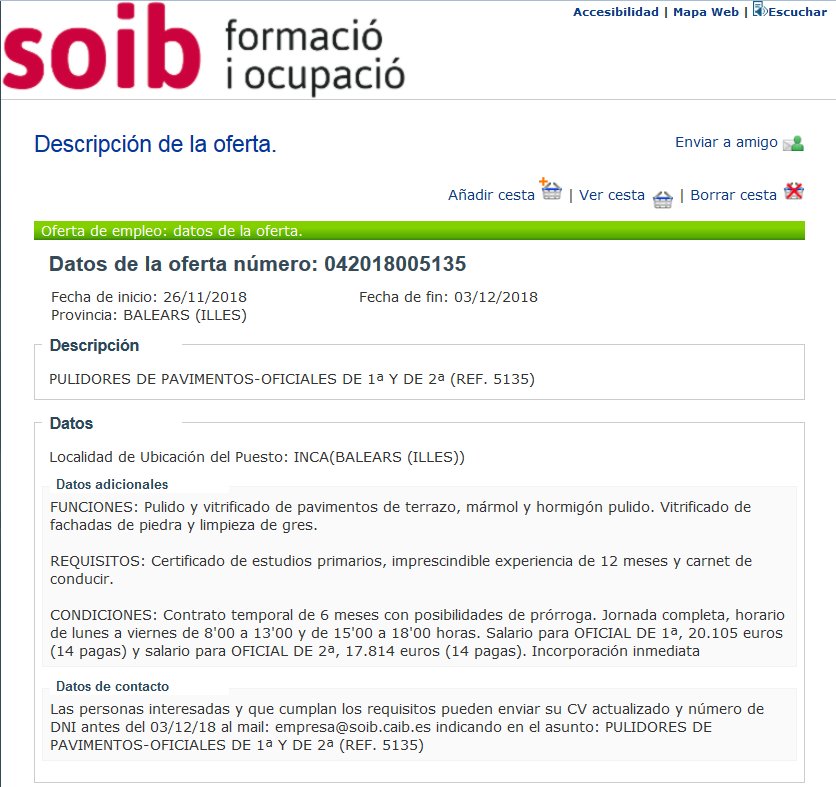 SOIBgoib's tweet image. 👋#FeinaSOIB
#Instal•lador/a materials impermeables(Ref.5292) #StaMaria Termini 2/12
#Poliment #paviment ofs 1a i 2a(Ref.5135) #Inca Termini 2/12
Of1a #xapista(Ref.5238) #Palma Termini 3/12
Of3a #climatització(Ref.5375) #Palma Termini 3/12
🧐+info⬇️ i a soib.es