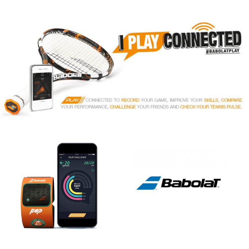 CConnectes's tweet image. La raquette intelligente de Babolat #utilité
#objetMMI