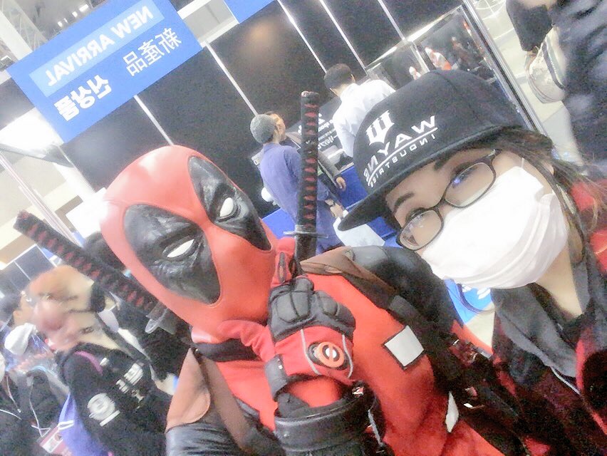 1016Akisame's tweet photo. デップーと撮った！！今日はほんっっっっっとうにありがとうございました！！！！直接お礼言えて良かった…感謝しかない… https://t.co/LdlwF3wZSm