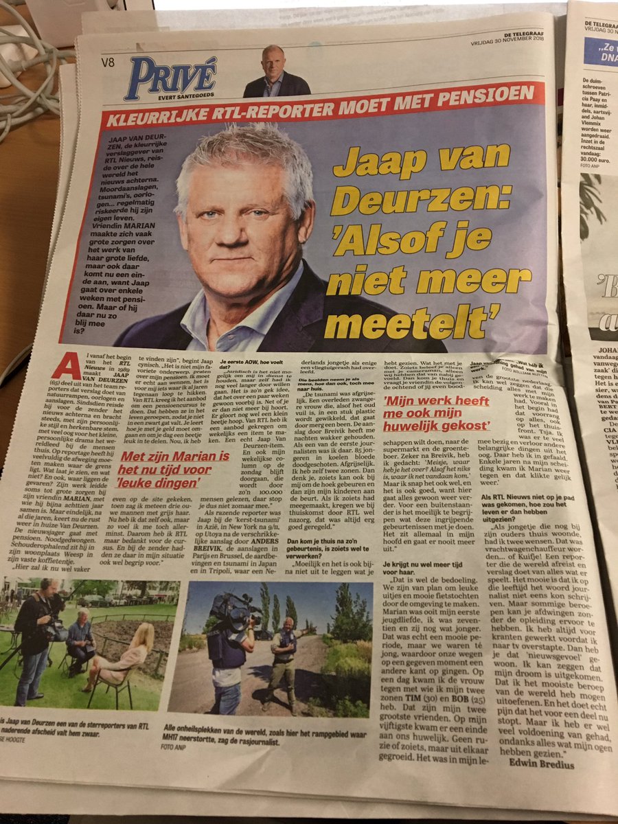 Held! <a href="/jaapvandeurzen/">jaapvandeurzen</a> Weergaloze verhalenverteller. Vertrek niet van de buis aub 💪