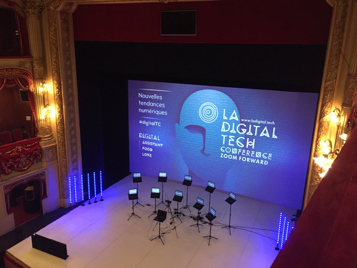 NFr21's tweet image. La DigitalTech Conférence #DigitalTechConference  commence à l’Opéra 👍😊📲✨