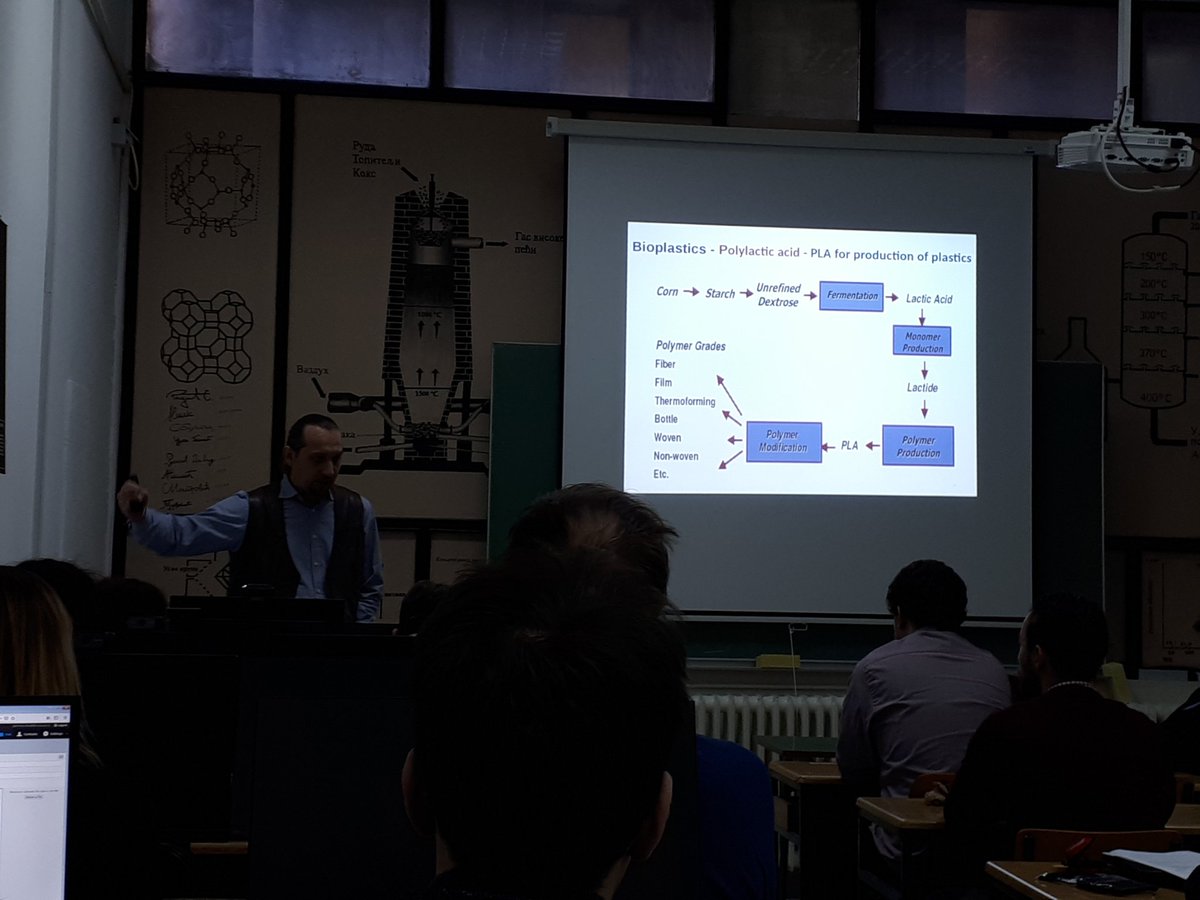 Inspired talk on bioplastics by Vlado Beskoski at @unido @yalegcge #trainthefacilitator #greenchemistry workshop in Belgrade @bdunjic @BokiRadak @recpnet @ForSynthesis @StolarTomislav