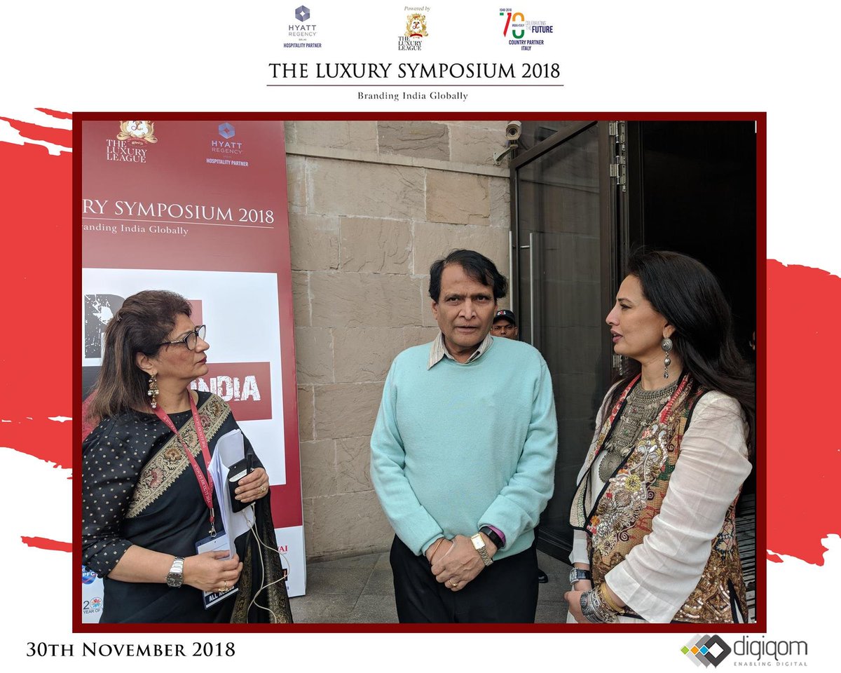luxuryleagueind's tweet photo. #Spotted #TheLuxuryLeague2018 @sureshpprabhu https://t.co/t4jPnrEvYt