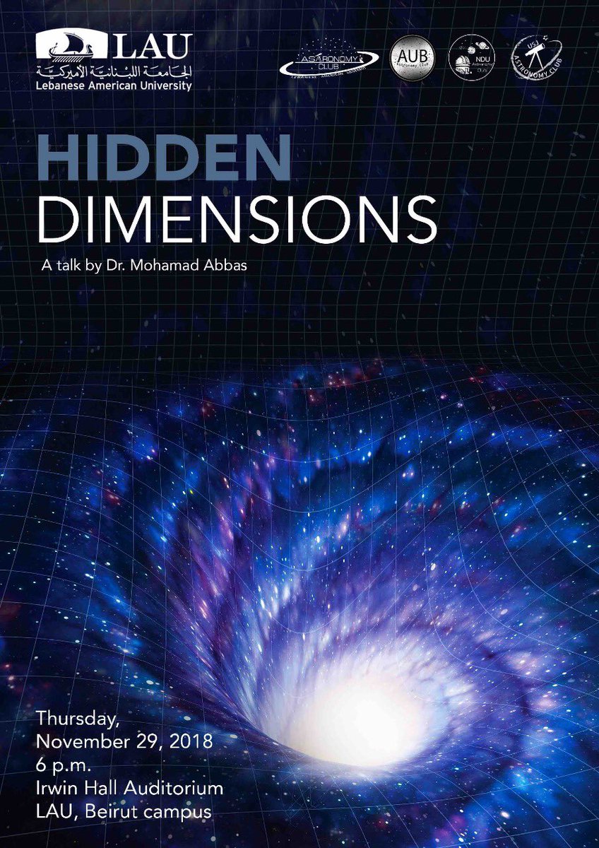 HassanHammoud18's tweet image. #hiddendimensions محاضرة عن علم الفضاء أعدها وألقاها ابن اختي الدكتور محمد عباس الله يحميه الذي عرضوا عليه العمل في المانيا ( Max Planck Institute) خرج اكثر من عشرة نالو جوائز نوبل.وهو مكان حصوله على شهادة الدكتوراه  ان يعمل معهم وفضل لبنان انشالله يكون خياره صح