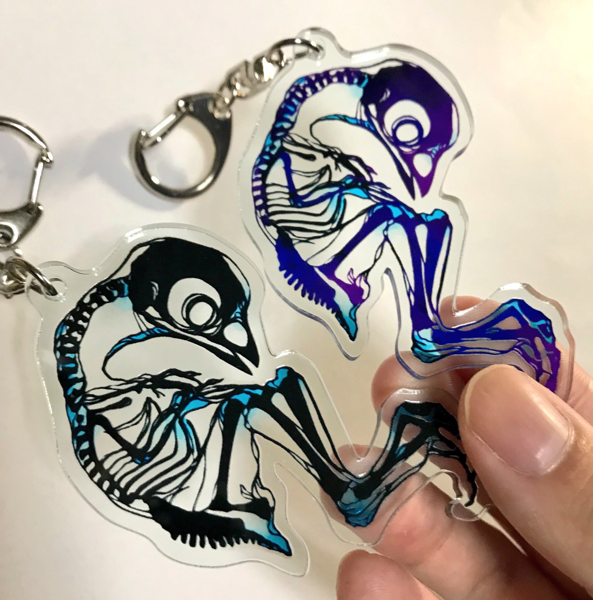 アクリルで描いたヒョウモントカゲモドキ ヒョウモントカゲモドキ アクリルタグ | Blacky Designing