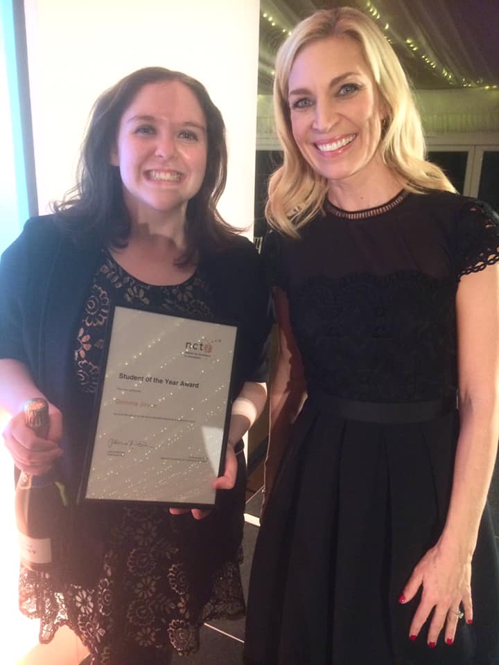 Congratulations to BJW graduate <a href="/GLJoyce/">Gemma Joyce</a> who last night won ‘NCTJ Student of the Year’ after achieving straight A’s with the highest grades as well as 100pm shorthand 🎊👏🏻
This is an unbelievable achievement and we’re extremely proud!
<a href="/NCTJ_news/">NCTJ</a> #journalist #journalism