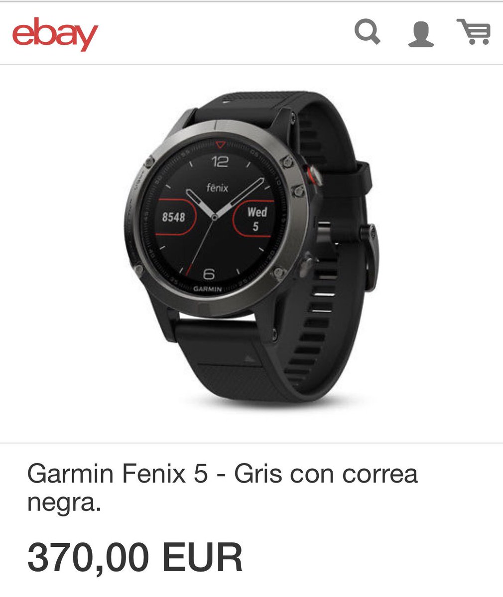 PrudenGeek's tweet photo. Y lo bien que me vendría este Garmin que he encontrado en eBay... #EstoesEBAY, yo soy un soñador y esto es el #DiaDelInfluencer Gracias @socialpubli_es ¡En #eBayESP encuentras todo! 🏃🏻♂️🏊♂️ https://t.co/xHao2XVrLn