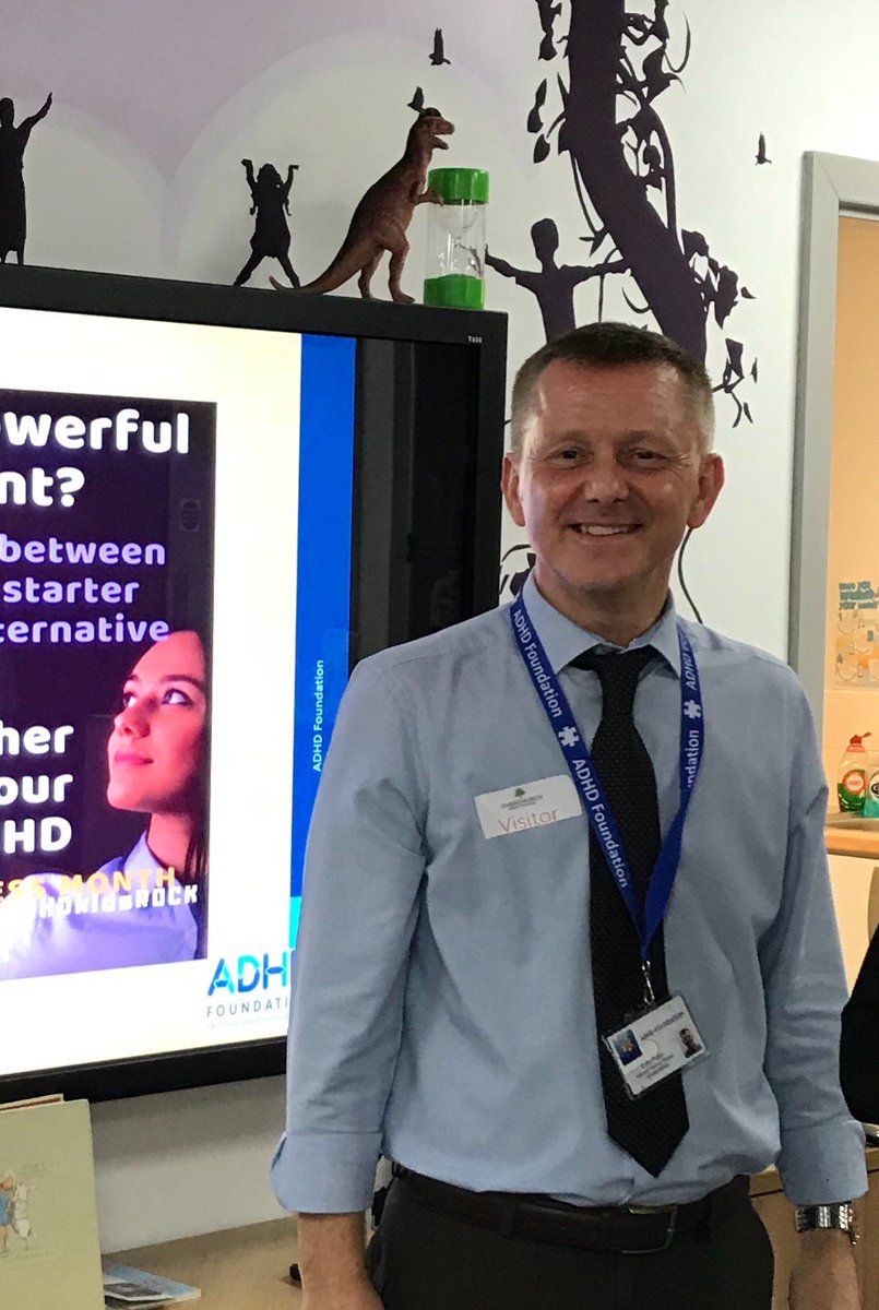 NeurodiversityT's tweet photo. Colin Foley UK Training Director at ADHDFoundation is training 30 teachers from across London today. Adding to 4000+ teachers we have trained in 2018 to support the mental health & achievement of the 1 in 20 of children with ADHD @diversityaward @SocieteGenerale @JayneMooreMedia https://t.co/TQTpxSssCI