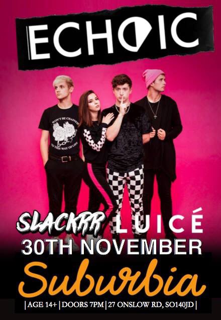 LuiceBand's tweet photo. Back to Southampton tonight to play #Suburbia before headlining the #SalisburyMusicAwards tomorrow and celebrate the release of our debut album. #LiveMusicRocks #MúsicaUno https://t.co/qLzmcvHUqp