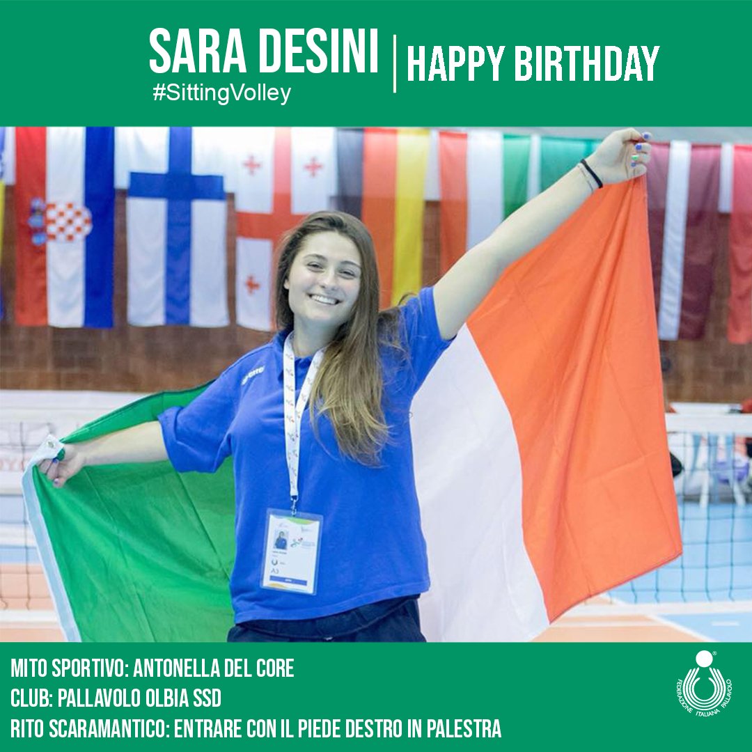 Federvolley's tweet photo. #CompleanniAzzurri 🎂🎁🏐
Tanti #Auguri a Sara #Desini!!!
🗂️ La scheda: https://t.co/jMuVdC0eoN
#30novembre #HappyBDay #SittingVolley https://t.co/S1Ritbtsev