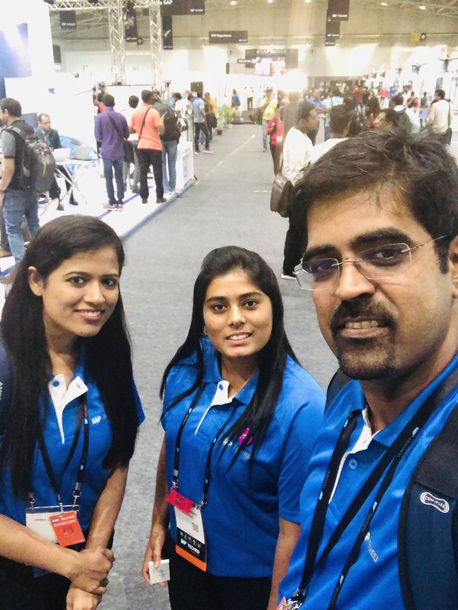 ravisubramanian's tweet photo. @SAPTechEd #lifeatsap #sapteched2018 #iamsap #trackmanagement #sapteched #allhailramyas https://t.co/DlfouhxbC6