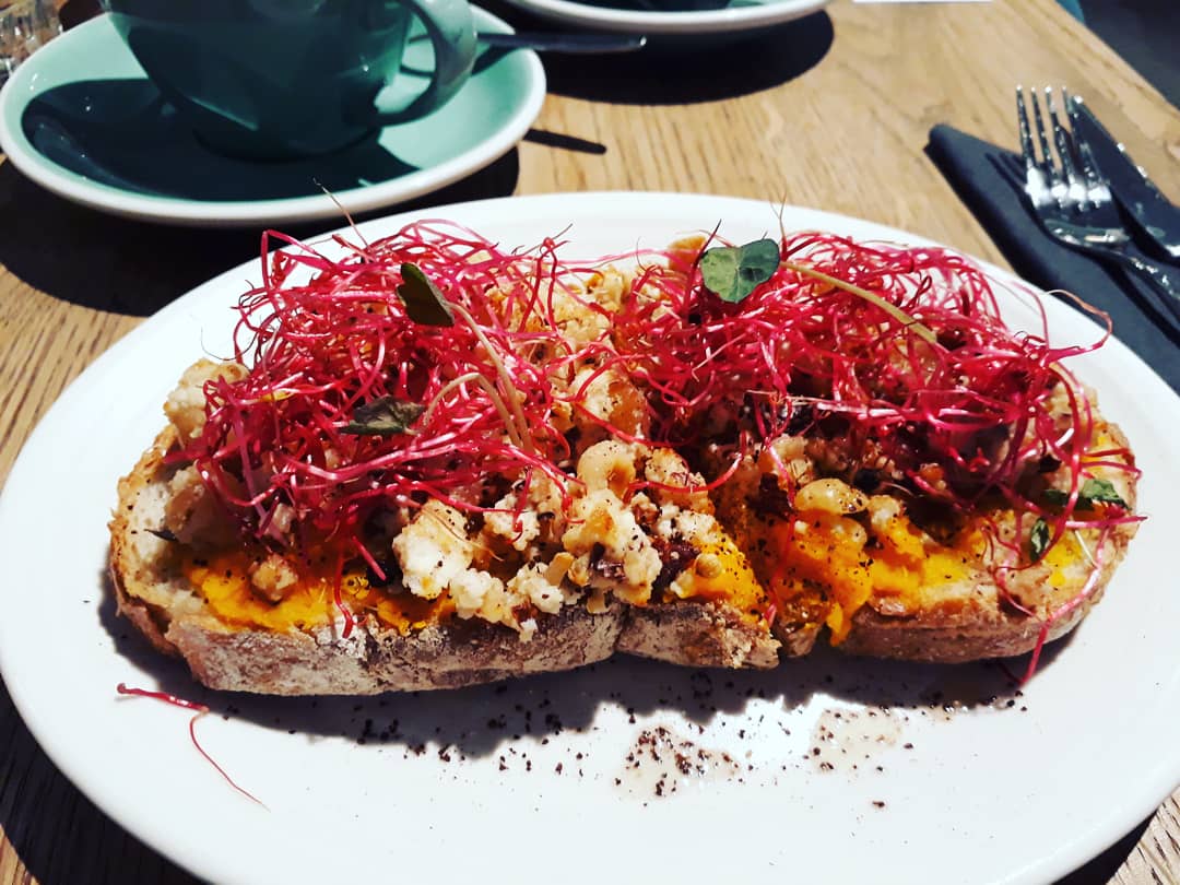 First coffee of our Amsterdam trip <a href="/boccacoffee/">Bocca Coffee</a> Great coffee, amazing space, super friendly staff.
#amsterdamcoffee
#specialitycoffee 
#flatwhite
#amsterdam