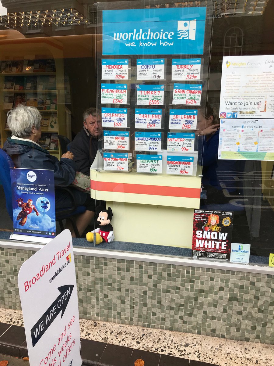 sammayling's tweet photo. If you hear a hacking cough from below the counter at Worldchoice agency Broadland Travel in North Walsham, don’t be alarmed.
@BroadlandTravel
@TheTNG
@travelweekly
#DayWith
https://t.co/OsyHYrRZ52 https://t.co/ZkTyAaNAWn