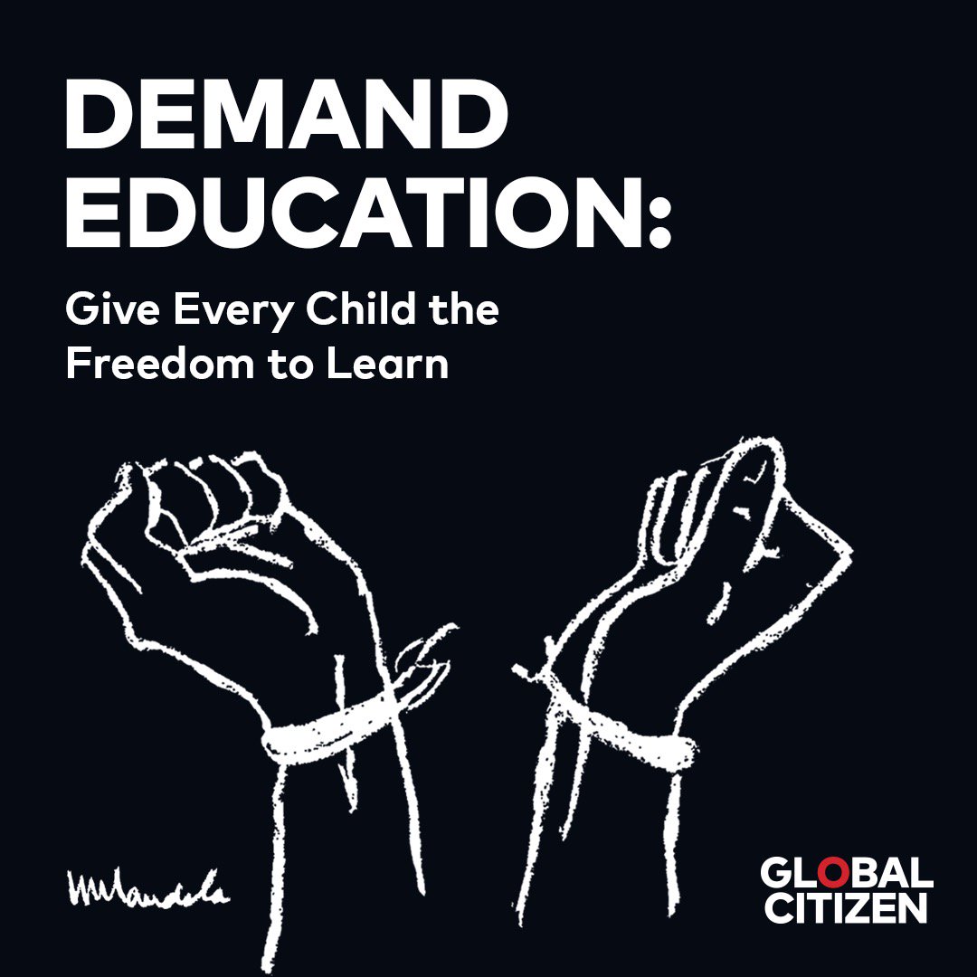 NaomiCampbell's tweet photo. There are 264 million children out of school, denied the freedom that an education affords them. Demand world leaders and donors fund a $40 billion budget gap so that we can #DefeatPoverty. #BeTheGeneration @GlblCtzn  https://t.co/TNNEp4W67N https://t.co/KRESPAe7DU
