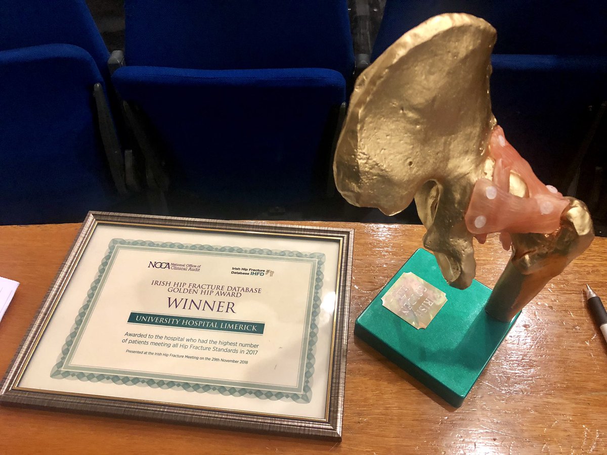 The Golden Hip Award
Congratulations to Limerick University Hospital #IHFD2018 #SHFA