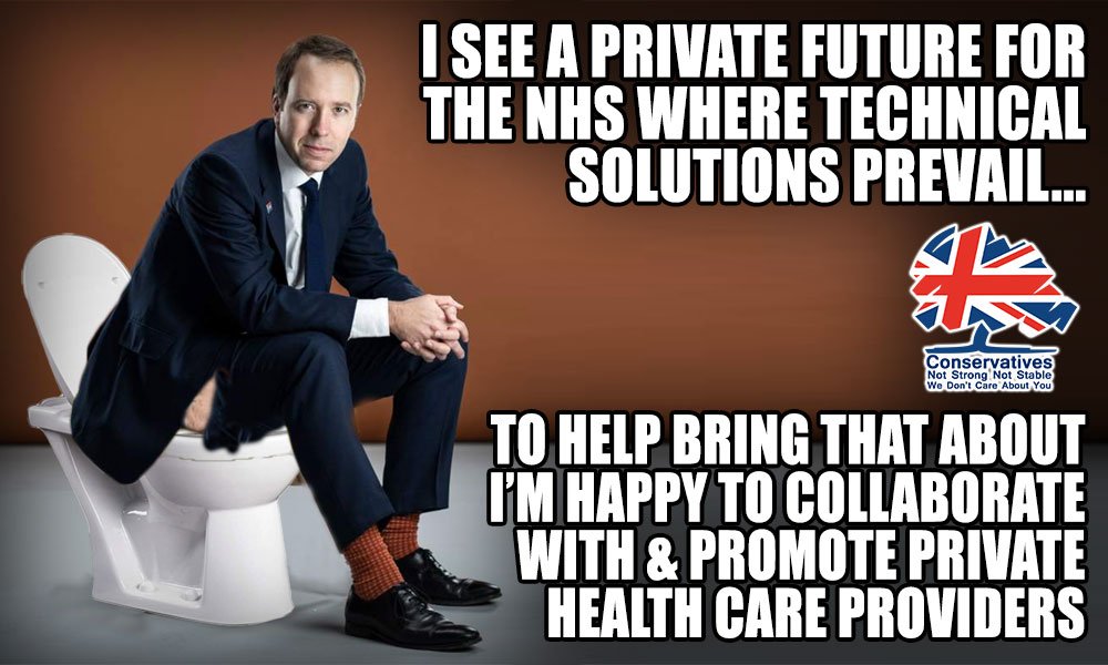 Matt Hancock wrote an 'advertorial' article in the Evening Standard that helped to promote a private healthcare provider. The article on AI &amp; medicine was sponsored by Babylon. The Health Sec. promoting a specific private provider. Breach of the ministerial code? #SaveOurNHS