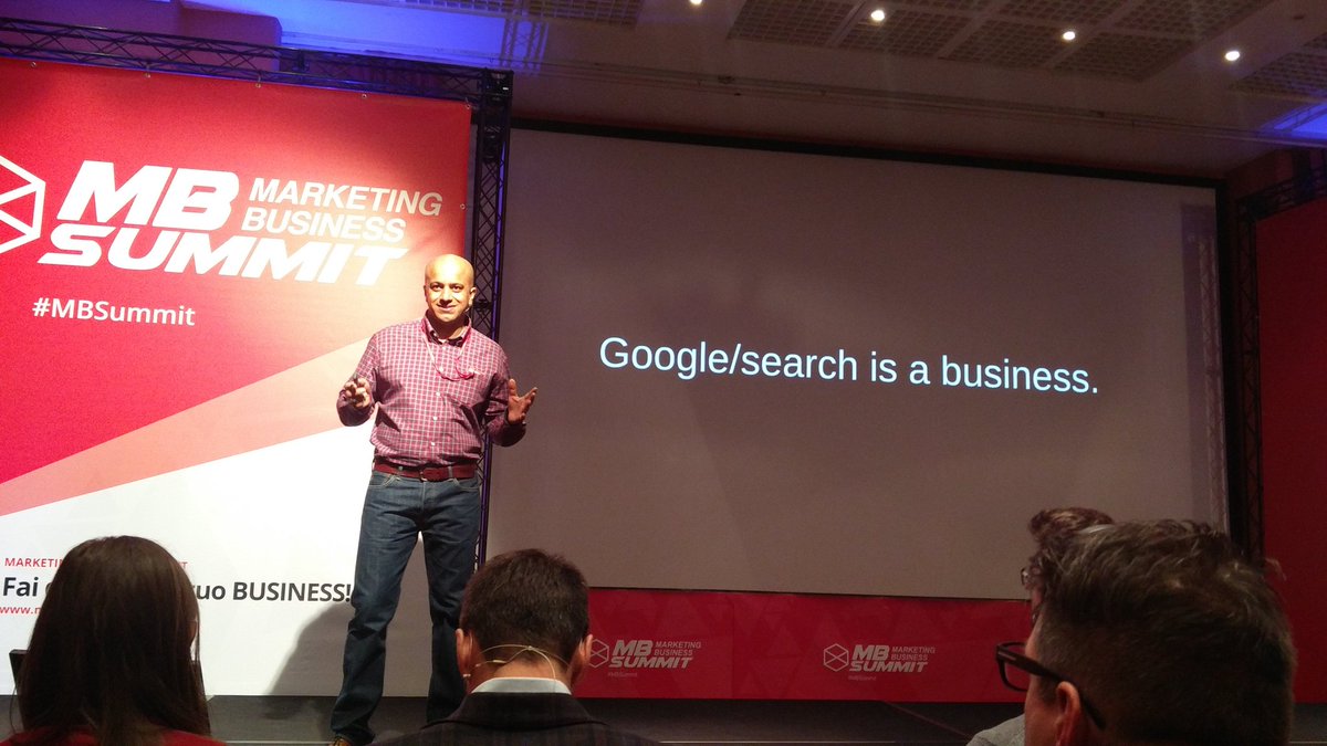 Alexognora's tweet photo. Google è un business e gli utenti i clienti... Argomento affrontato anche al @FondazioneCUOA con il professore @Dr_Who.. Approfondiamo il concetto del #machinelearning qui al #mbsummit @MBizSummit con @OmiSido https://t.co/48Vhh9gedy