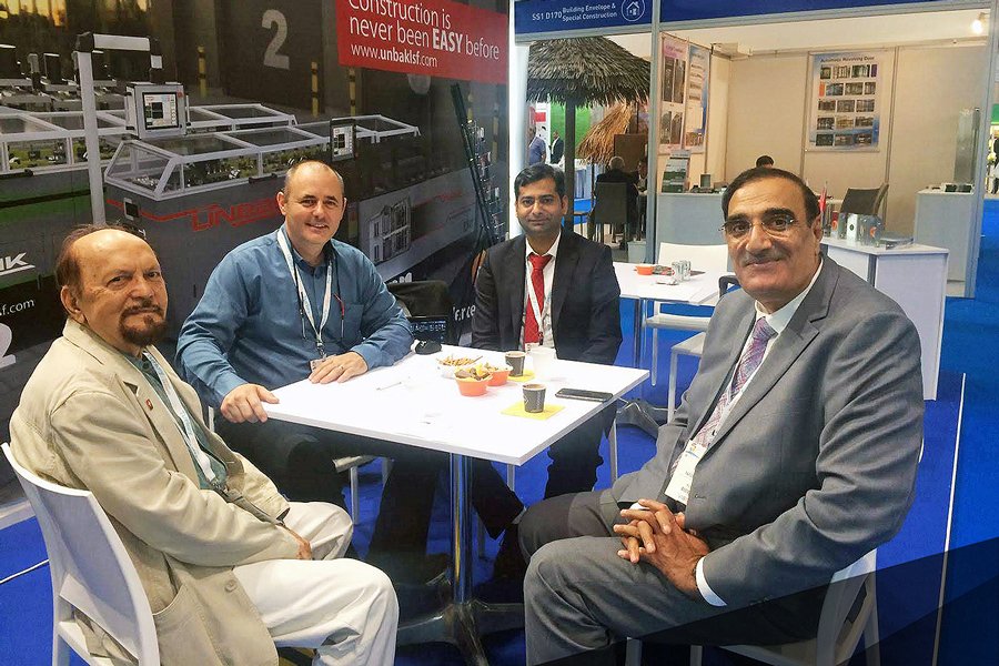 unbakmac's tweet photo. UNBAKLSF is in Kuwait with LSF-U1 model.
Thanks Mr. Ahmed for visiting us in Dubai BIG 5.
#unbak #unbaklsf #dubaibig5 #lightsteelframer #lightgaugeframer #Vertex #steelconstruction #lsf #gaugeframer https://t.co/91QhgxWy1f