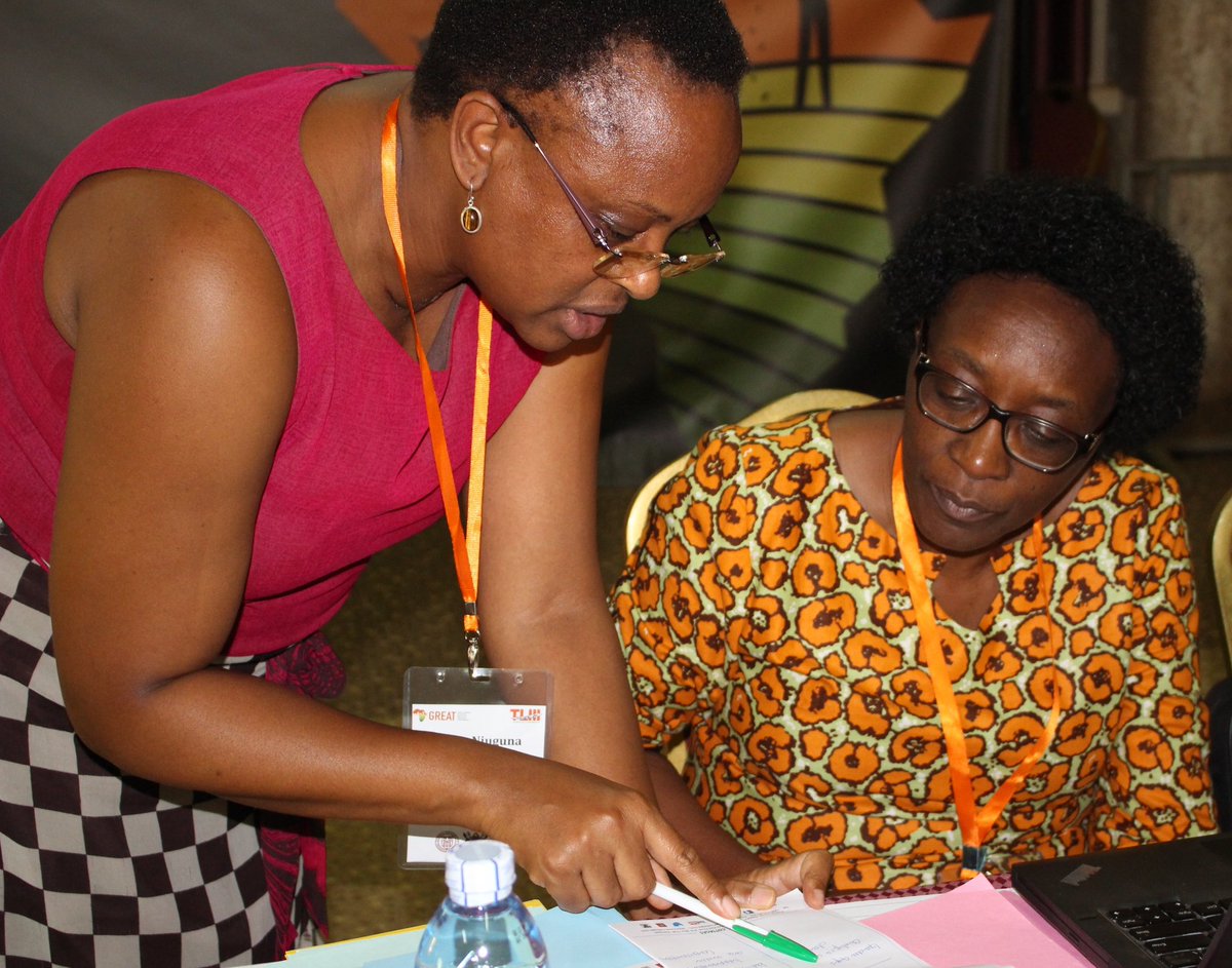 MakerereIGDS's tweet image. Dr. @EsNjuguna from @ICRISAT and Prof. Margaret Mangheni from @MakCAES strategizing on how to best deliver the #GreatTLIIICourse.