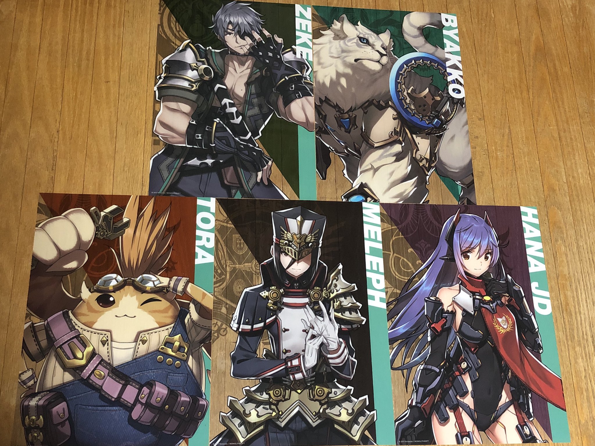 ゼノブレイド2 クリアポスター　2 ゼノブレイド2 A3クリアポスター（21枚セット）レビュー