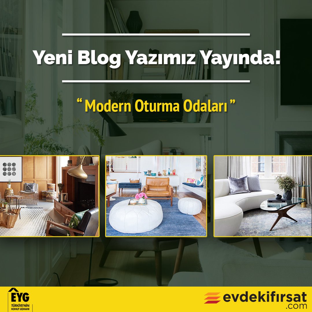 Tercihiniz hangisi olursa olsun, bu listede size bol bol modern oturma odası ilhamı sunuyoruz.
bit.ly/oturmaodatw